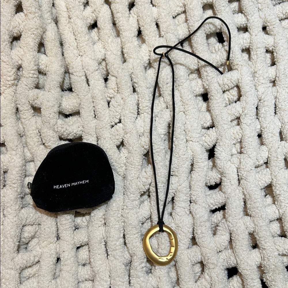 Heaven Mayhem Gold Pendant Necklace